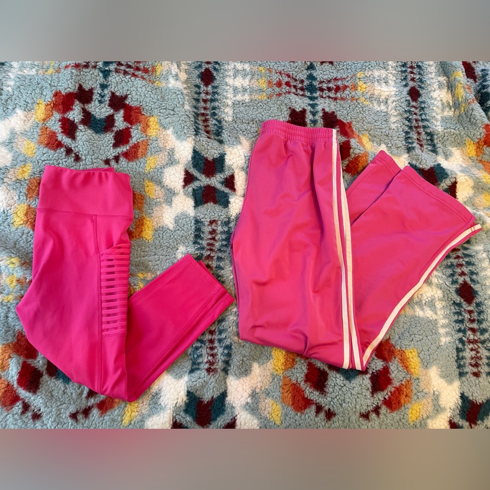 Pink bottoms workout bundle Sz M
